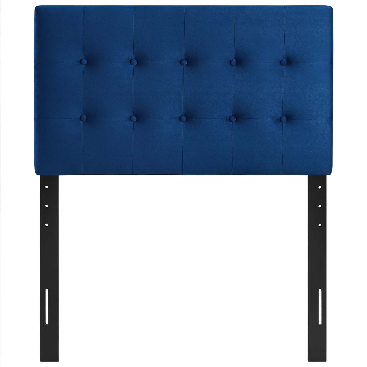 Emelle Velvet Twin Headboard, Navy