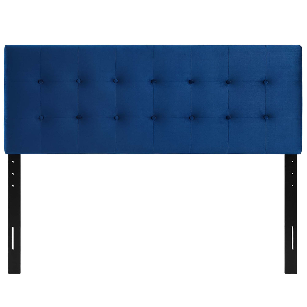Emelle Velvet Full Headboard, Navy