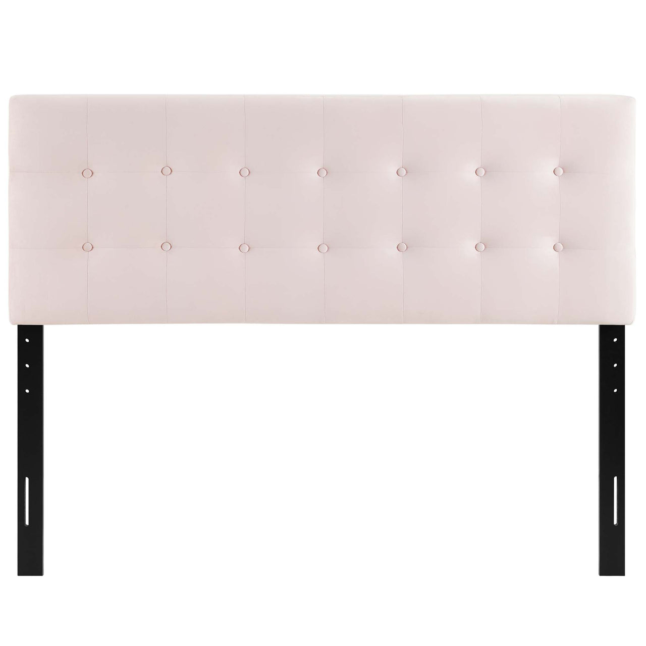 Emelle Velvet Queen Headboard, Pink