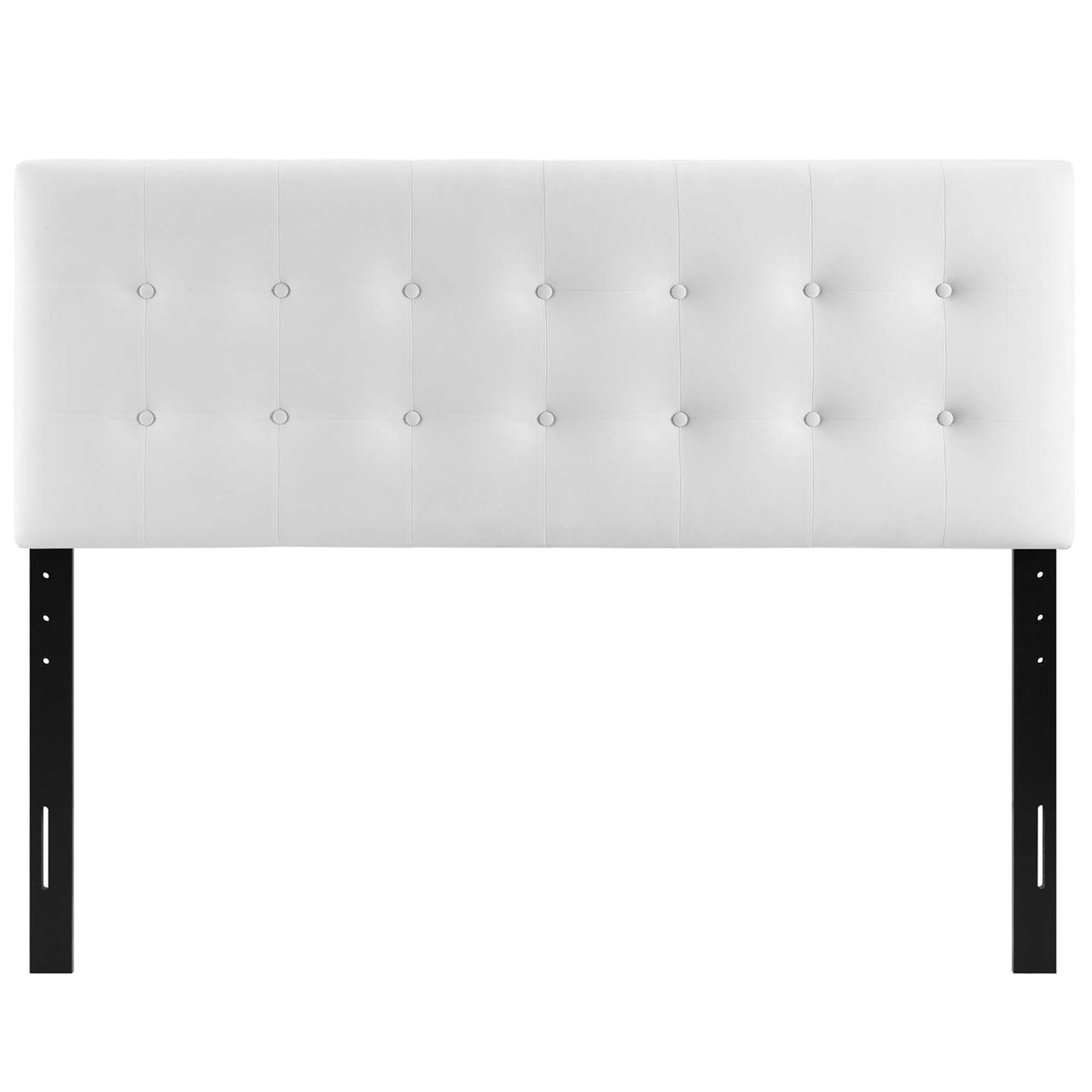 Emelle Velvet King Headboard, White