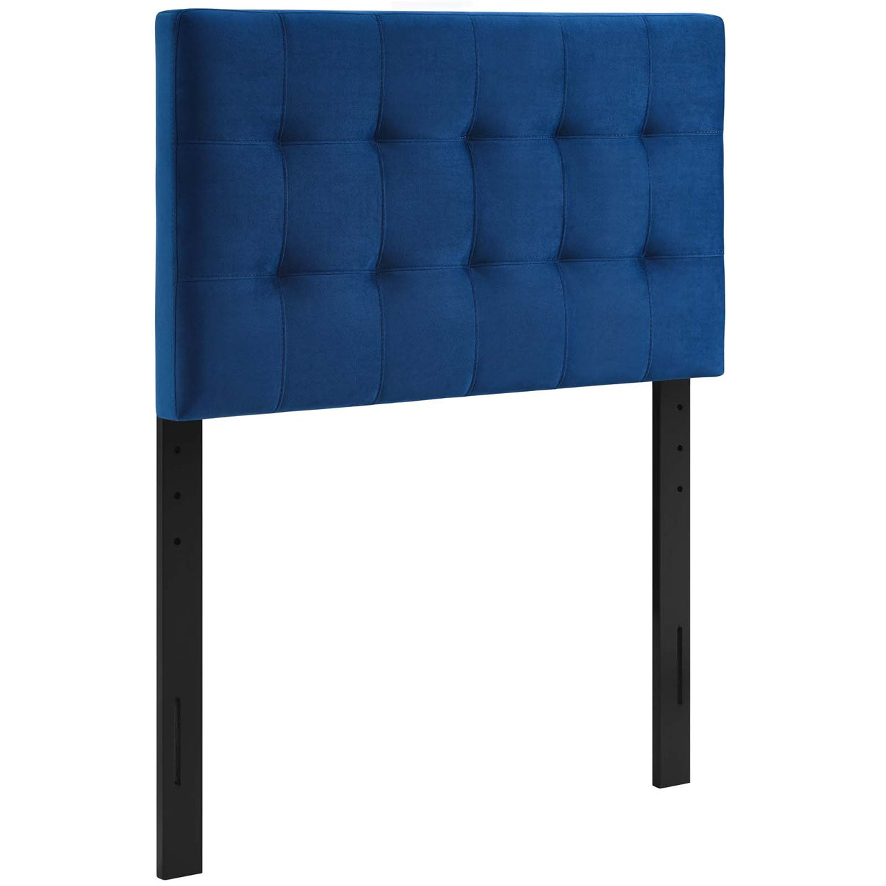 Azara Velvet Twin Headboard, Navy