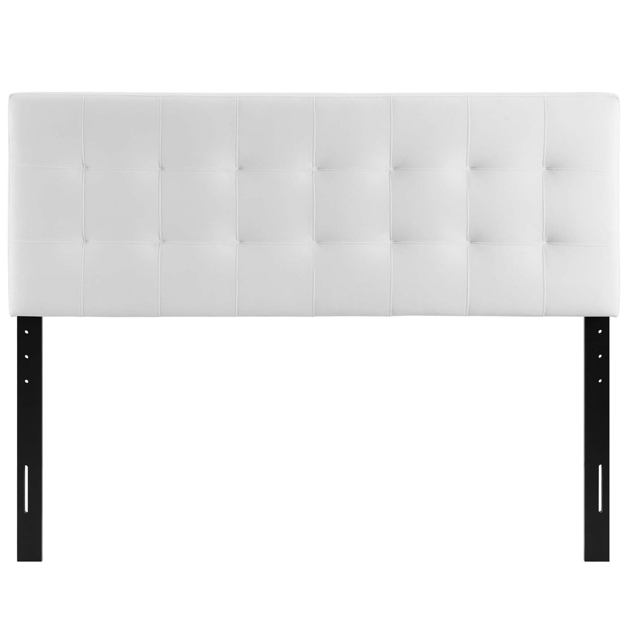 Azara Velvet Full Headboard, White