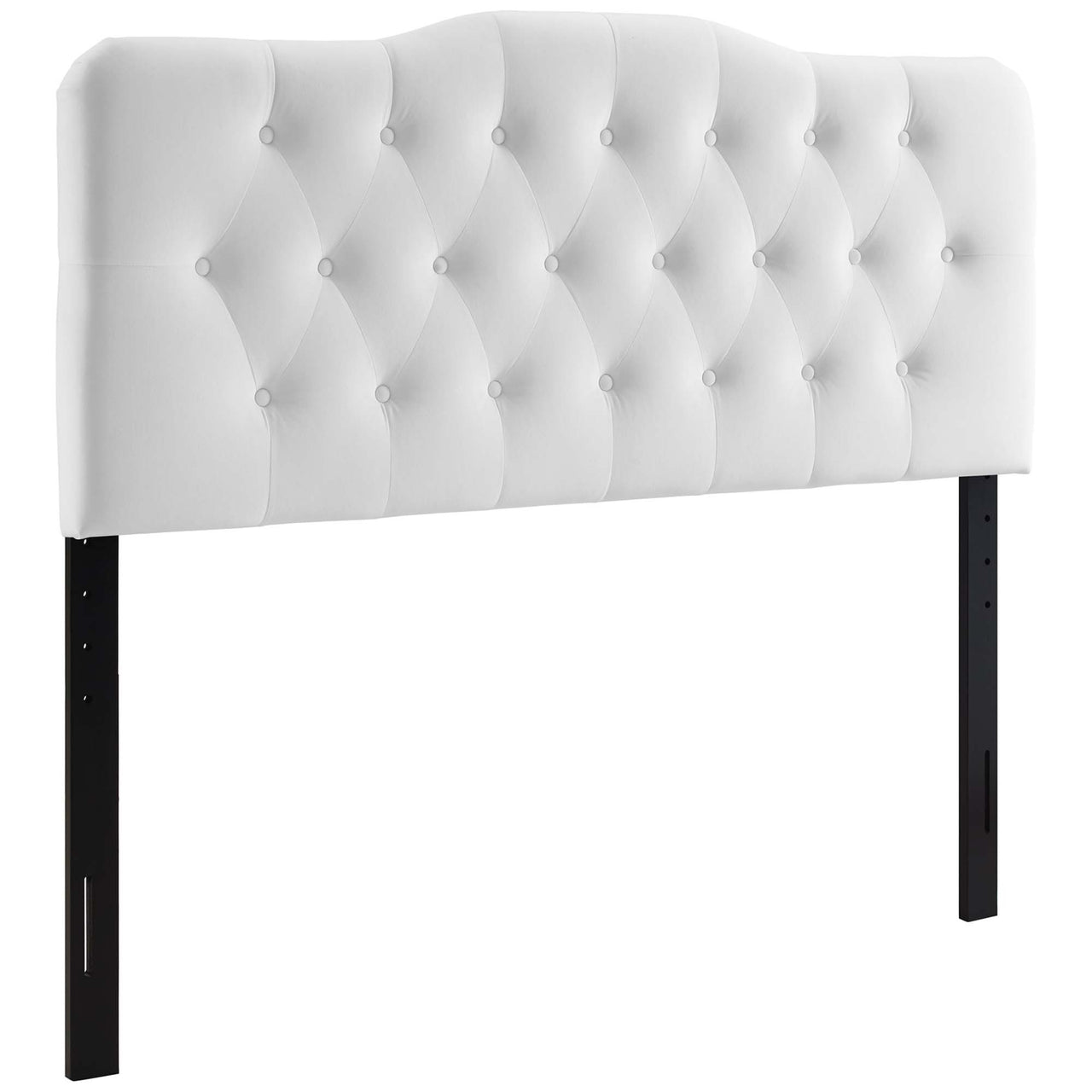 Serelle Velvet King Headboard, White
