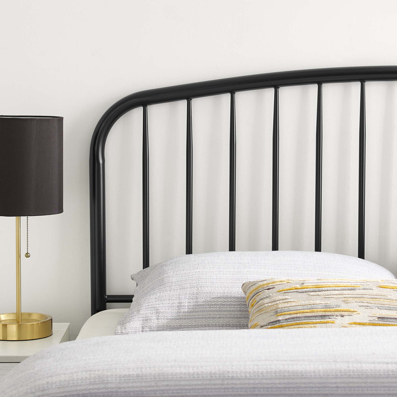 Conductor Queen Headboard, Black