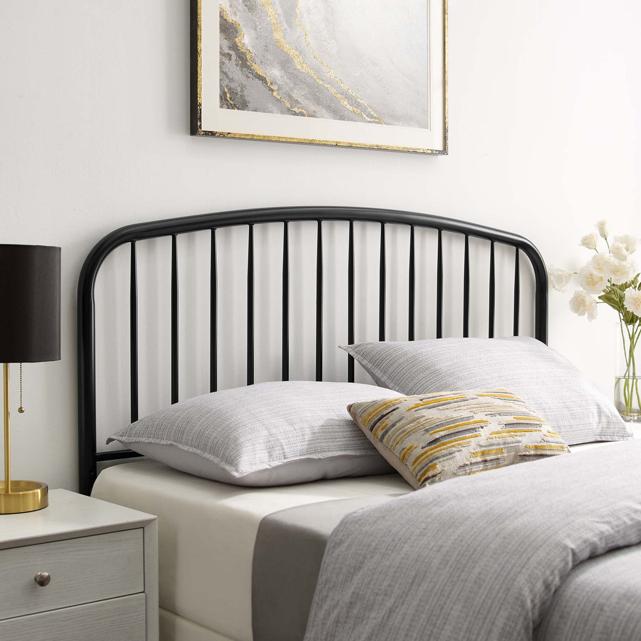 Conductor King Headboard, Black