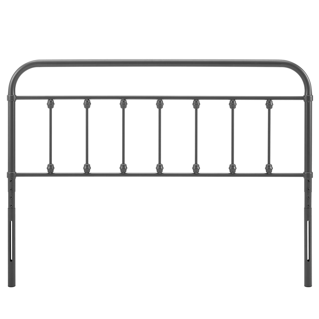 Chiron Rod Twin Headboard, Gray