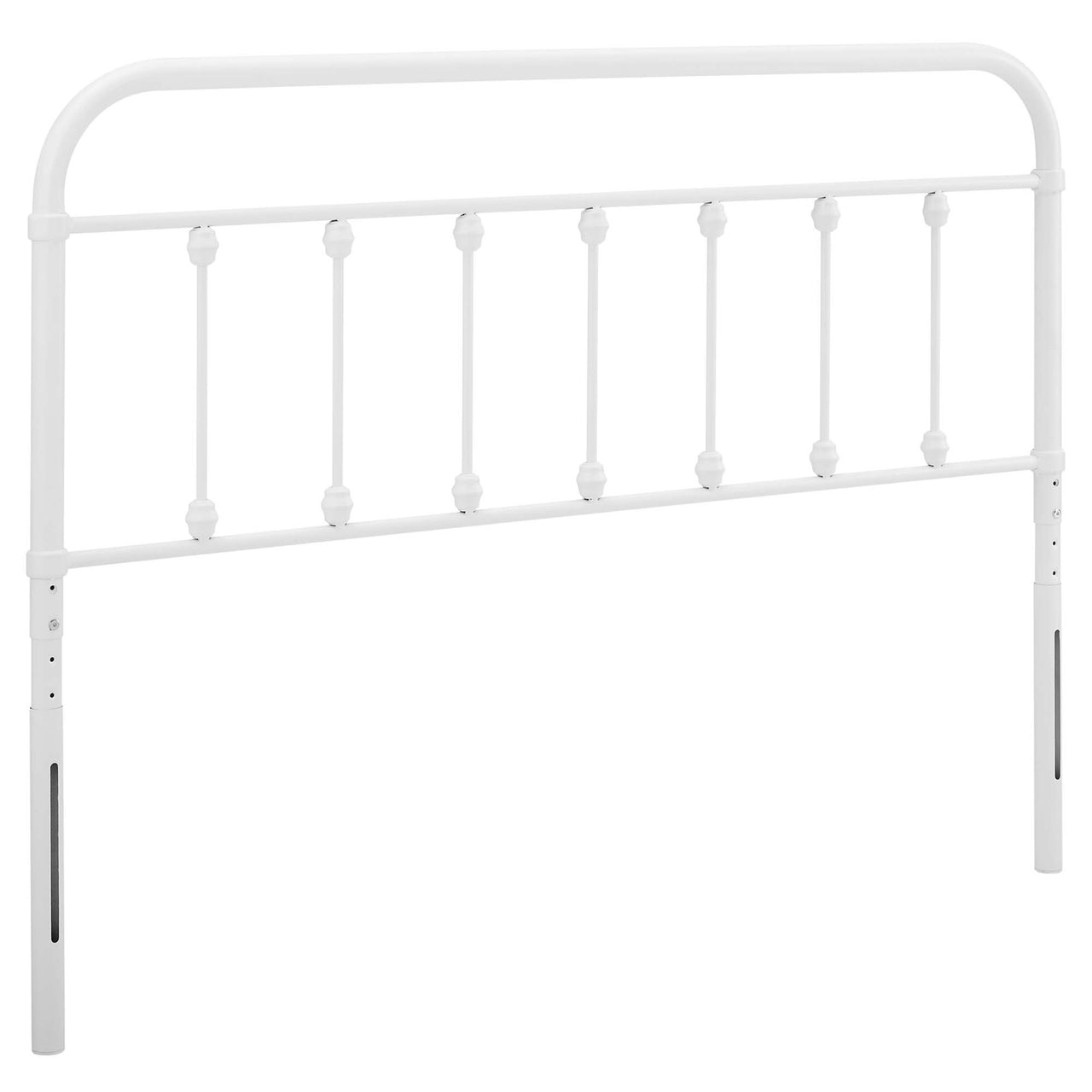Chiron Rod Full Headboard, White