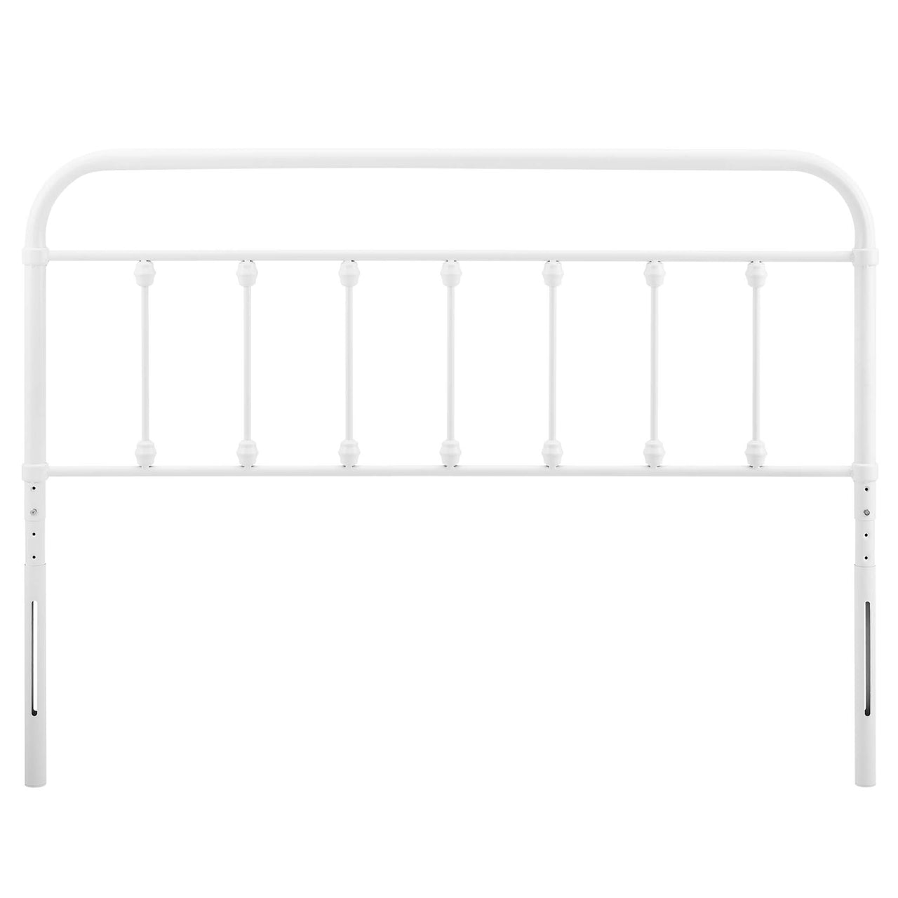 Chiron Rod Full Headboard, White