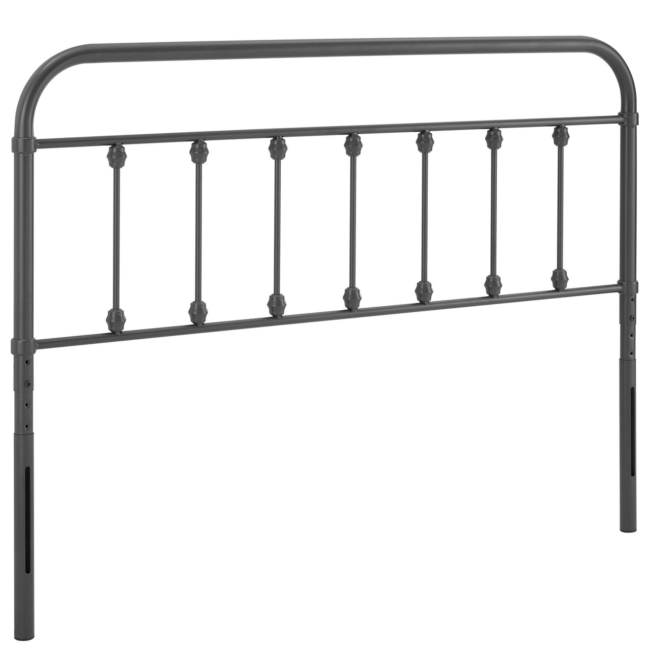 Chiron Rod Queen Headboard, Gray