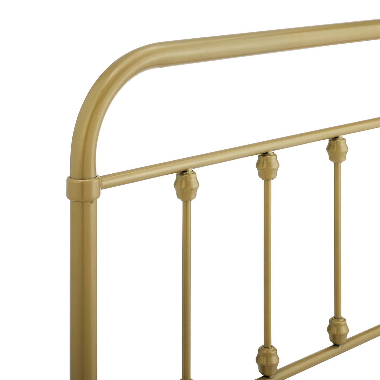 Chiron Rod King Headboard, Gold