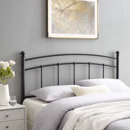 Abby Metal Full Headboard, Black