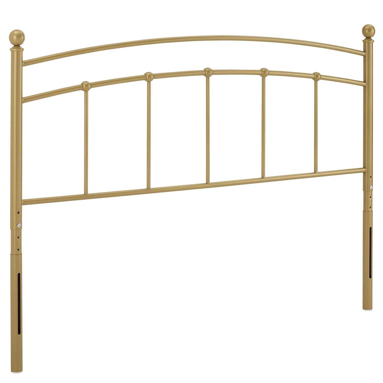 Abby Metal Full Headboard, Gold