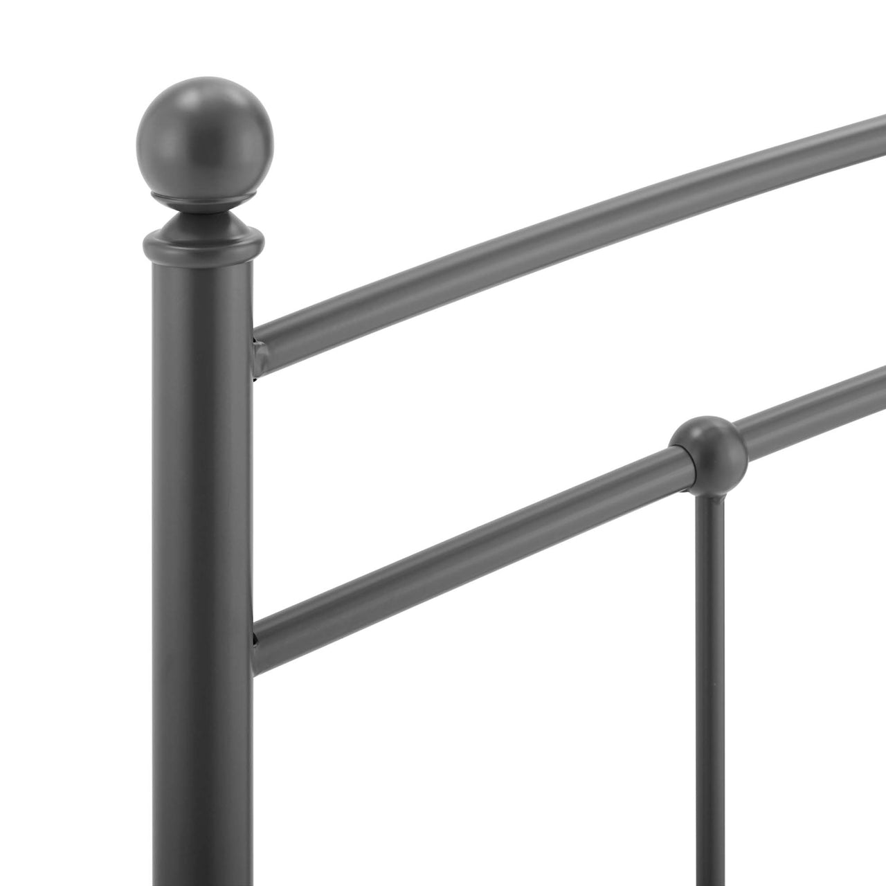 Abby Metal Full Headboard, Gray