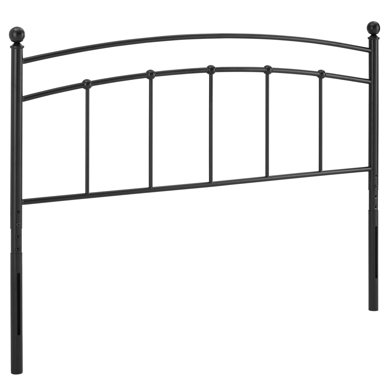 Abby Metal King Headboard, Black