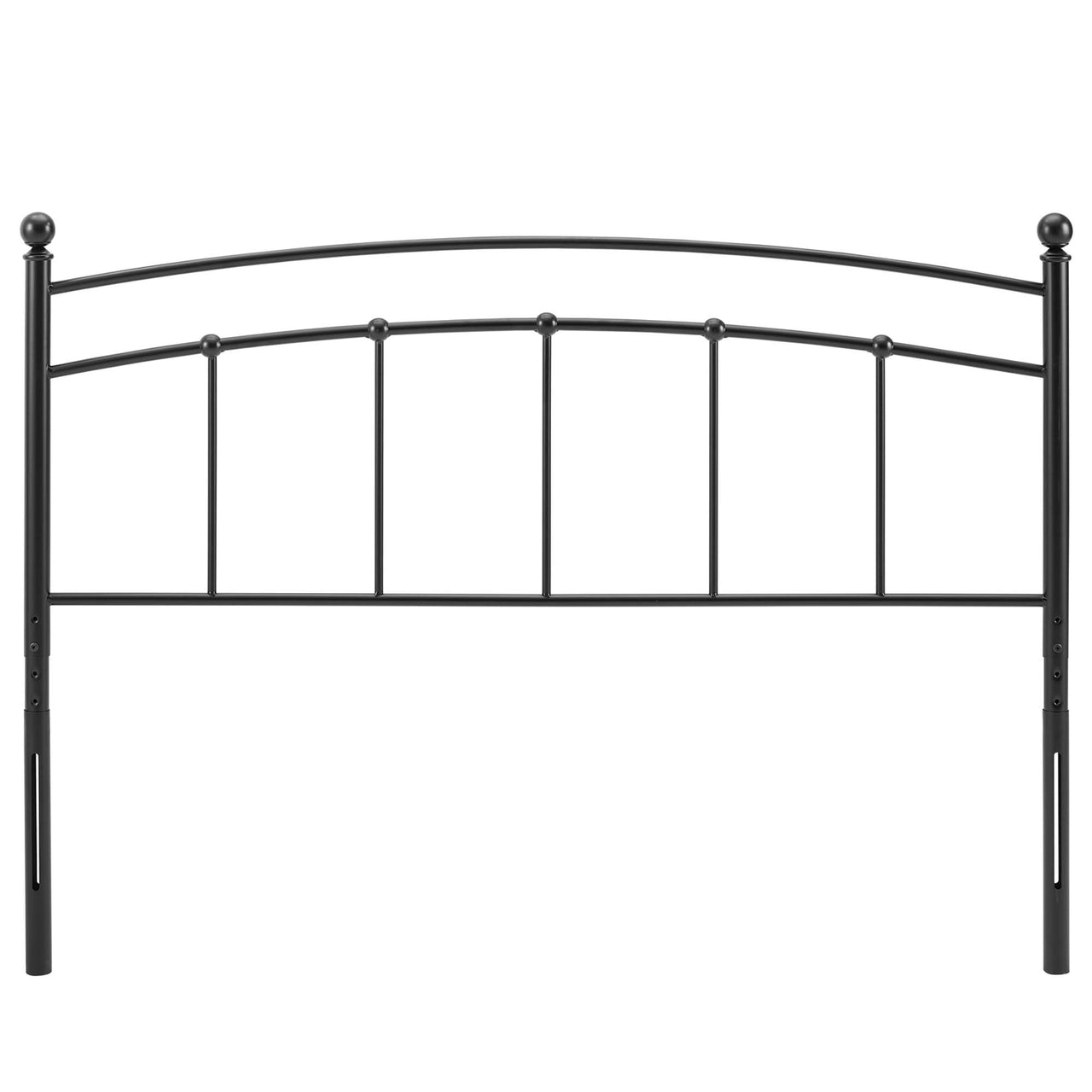 Abby Metal King Headboard, Black