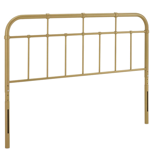 Lexxia Metal Twin Headboard, Gold