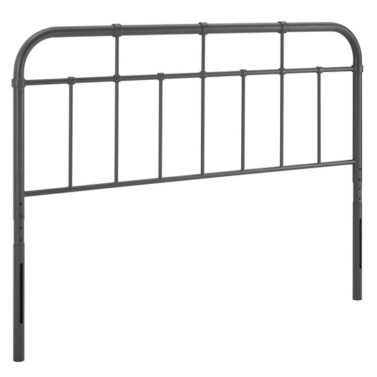 Lexxia Metal Queen Headboard, Gray