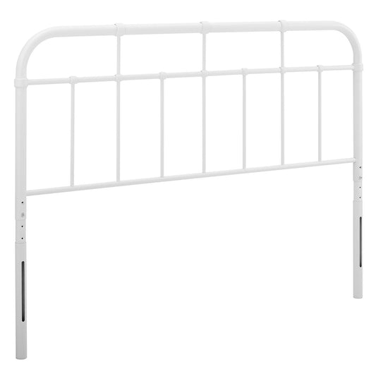 Lexxia Metal King Headboard, White