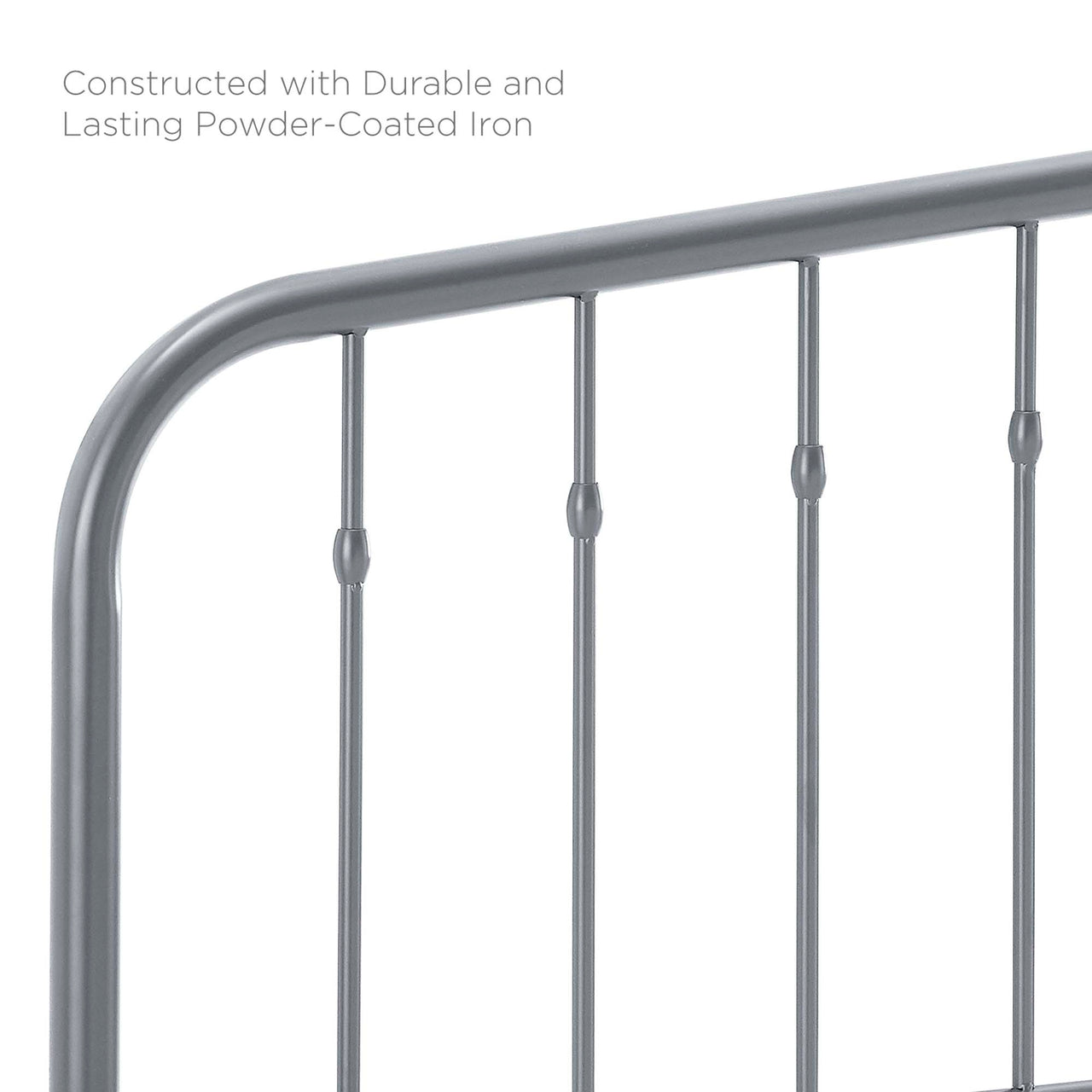 Pylon Queen Headboard, Gray