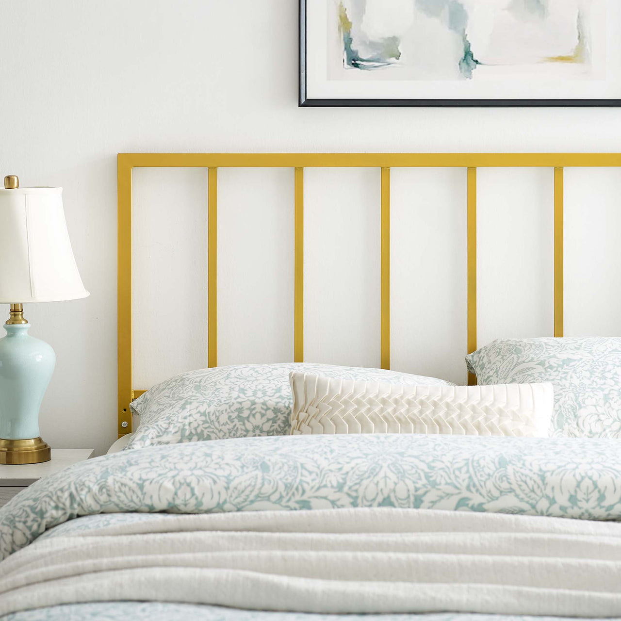 Peter Queen Headboard, Gold