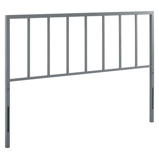Peter King Headboard, Gray