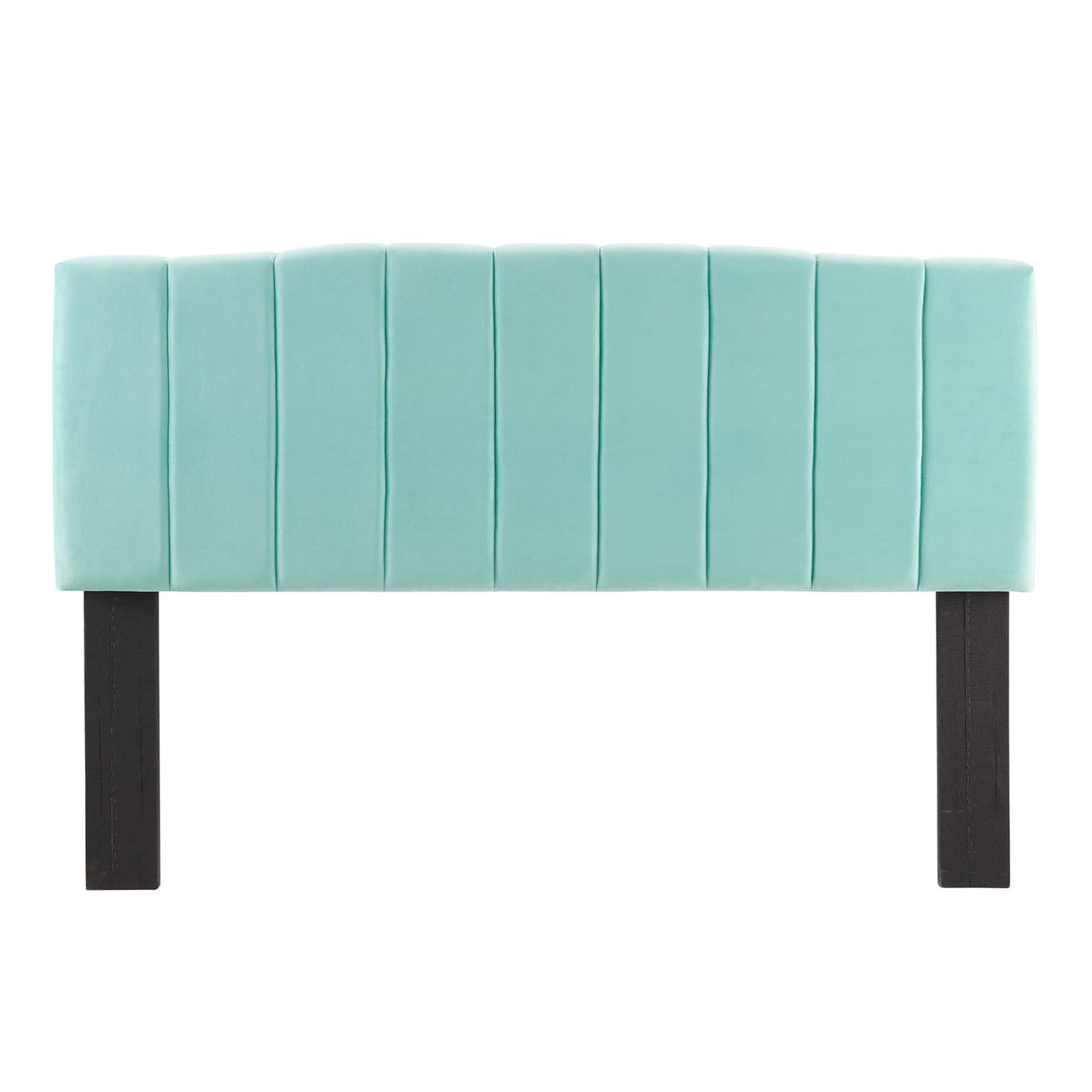 Calira Upholstered Velvet King | California King Headboard, Mint