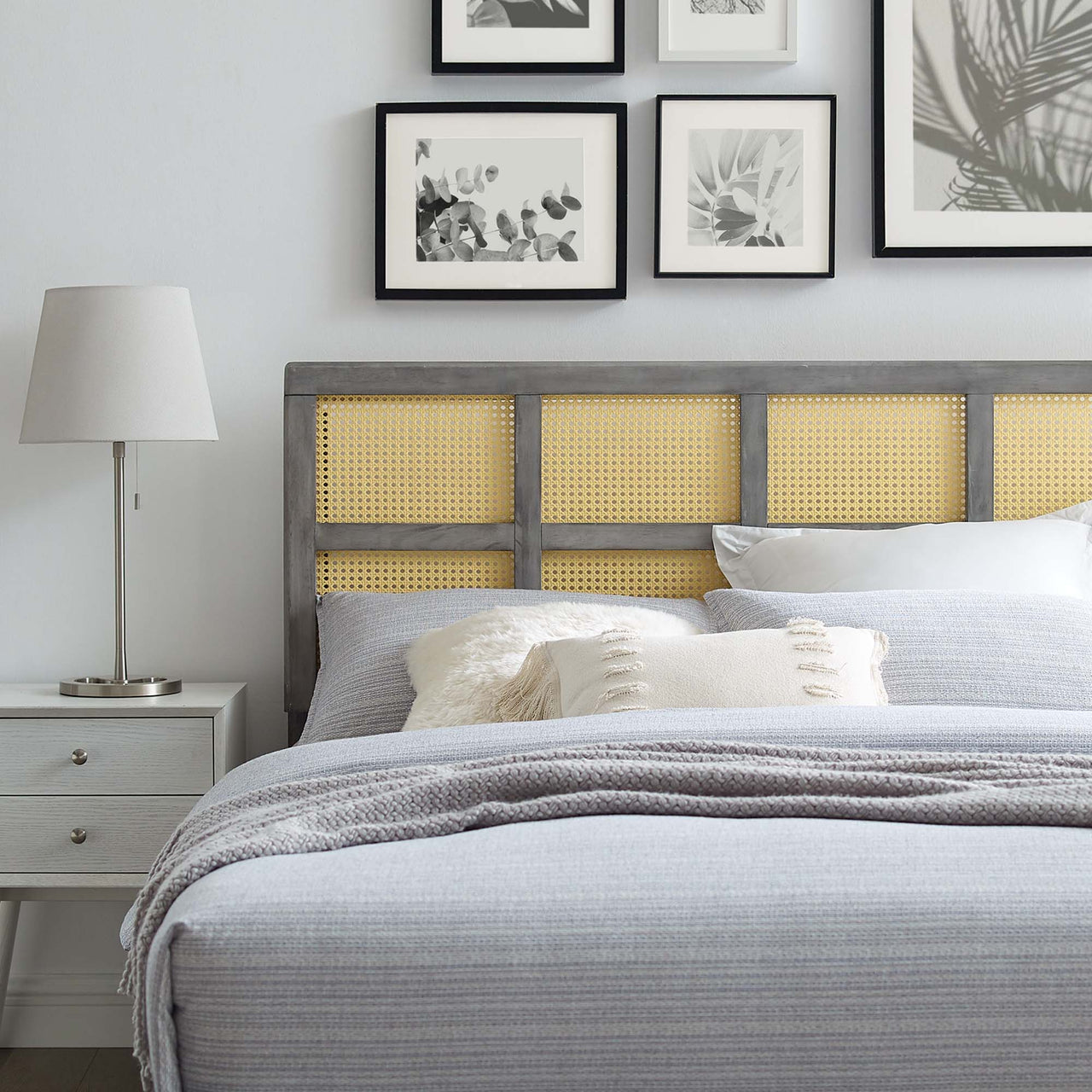 Matricese Full Headboard, Gray