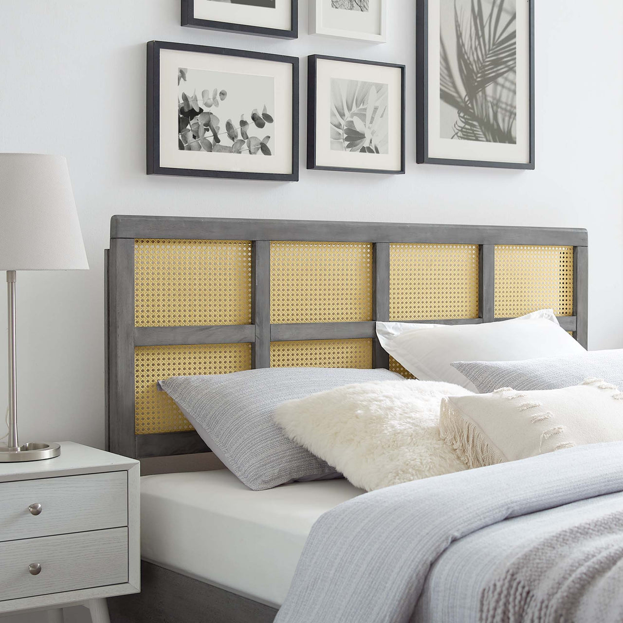 Matricese Full Headboard, Gray