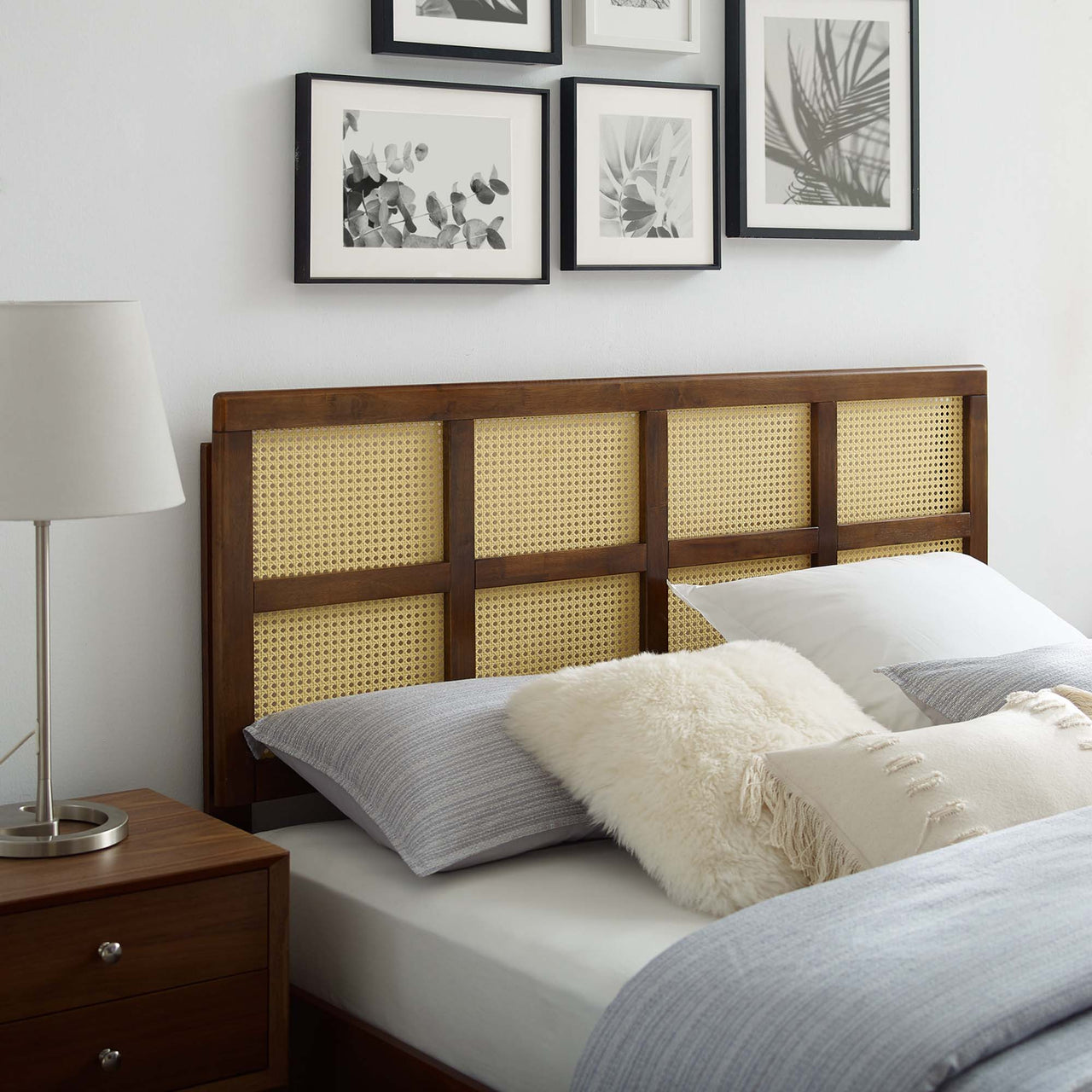 Matricese Full Headboard, Walnut