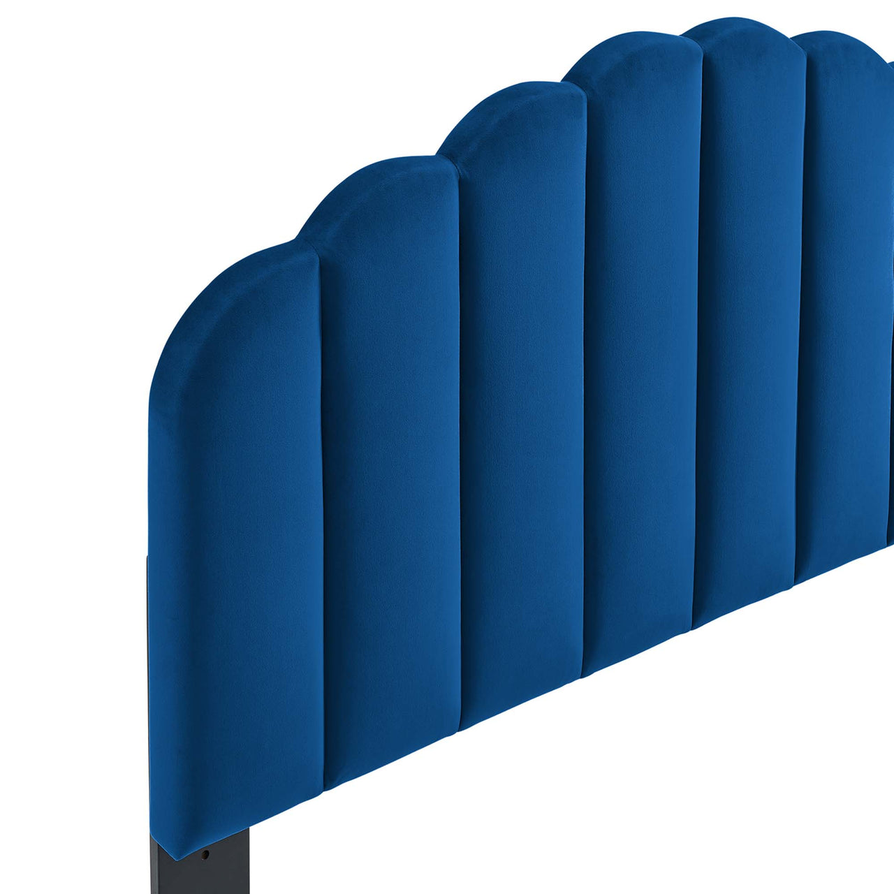 Mermaid Velvet Full | Queen Headboard, Navy