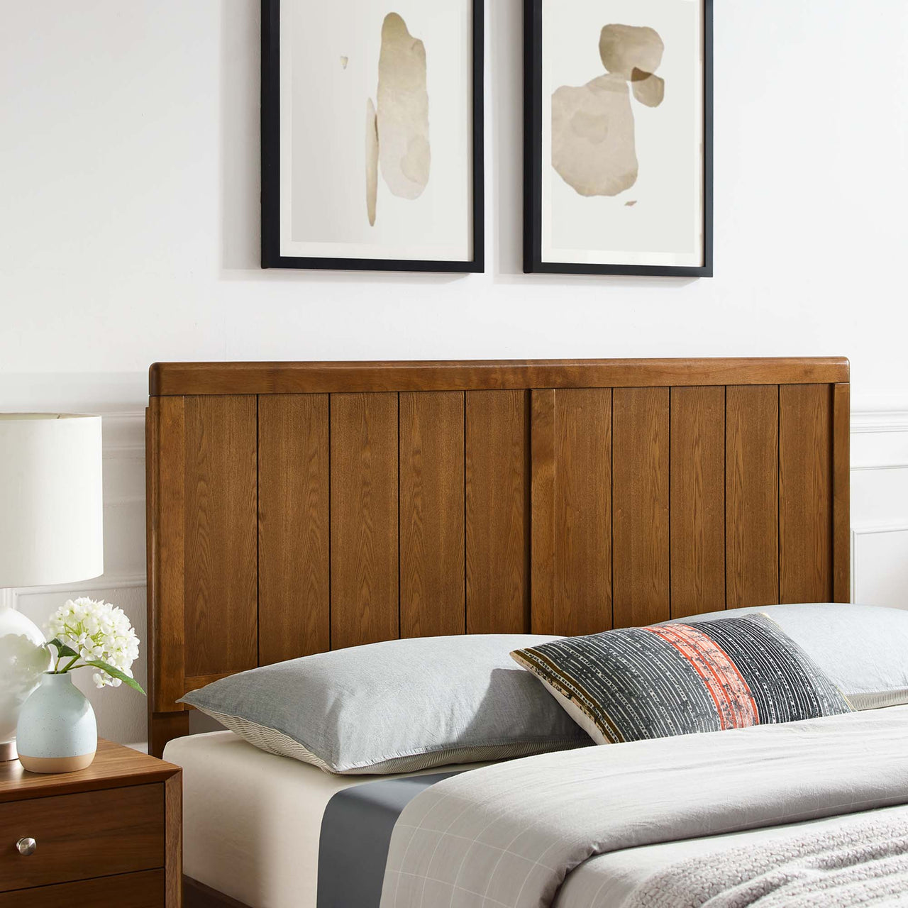 Tempest Driftwood Full Headboard, Walnut