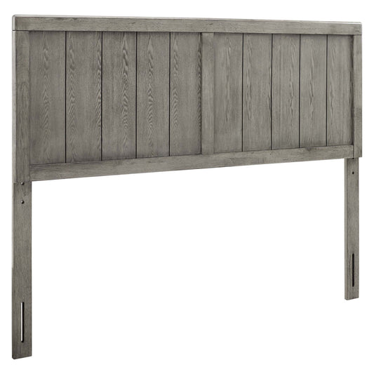 Tempest Driftwood Queen Headboard, Gray