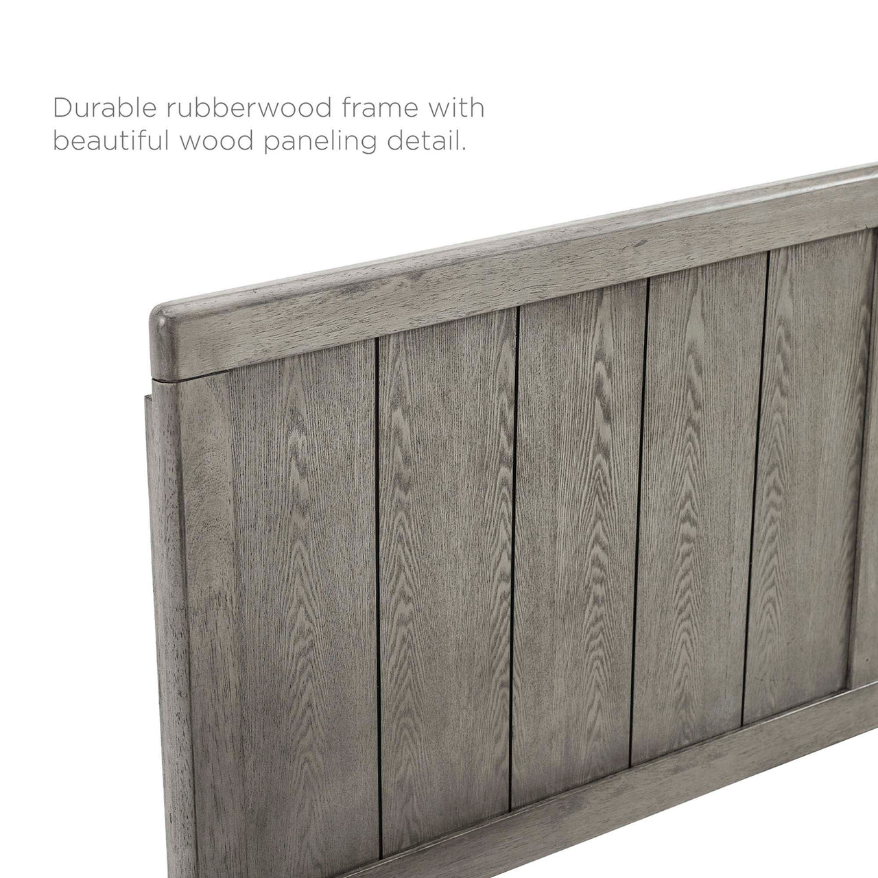 Tempest Driftwood Queen Headboard, Gray