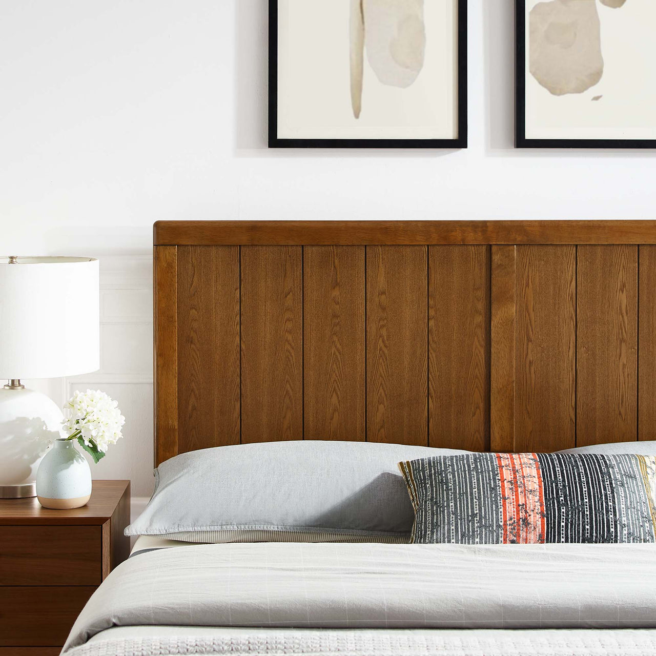 Tempest Driftwood Queen Headboard, Walnut