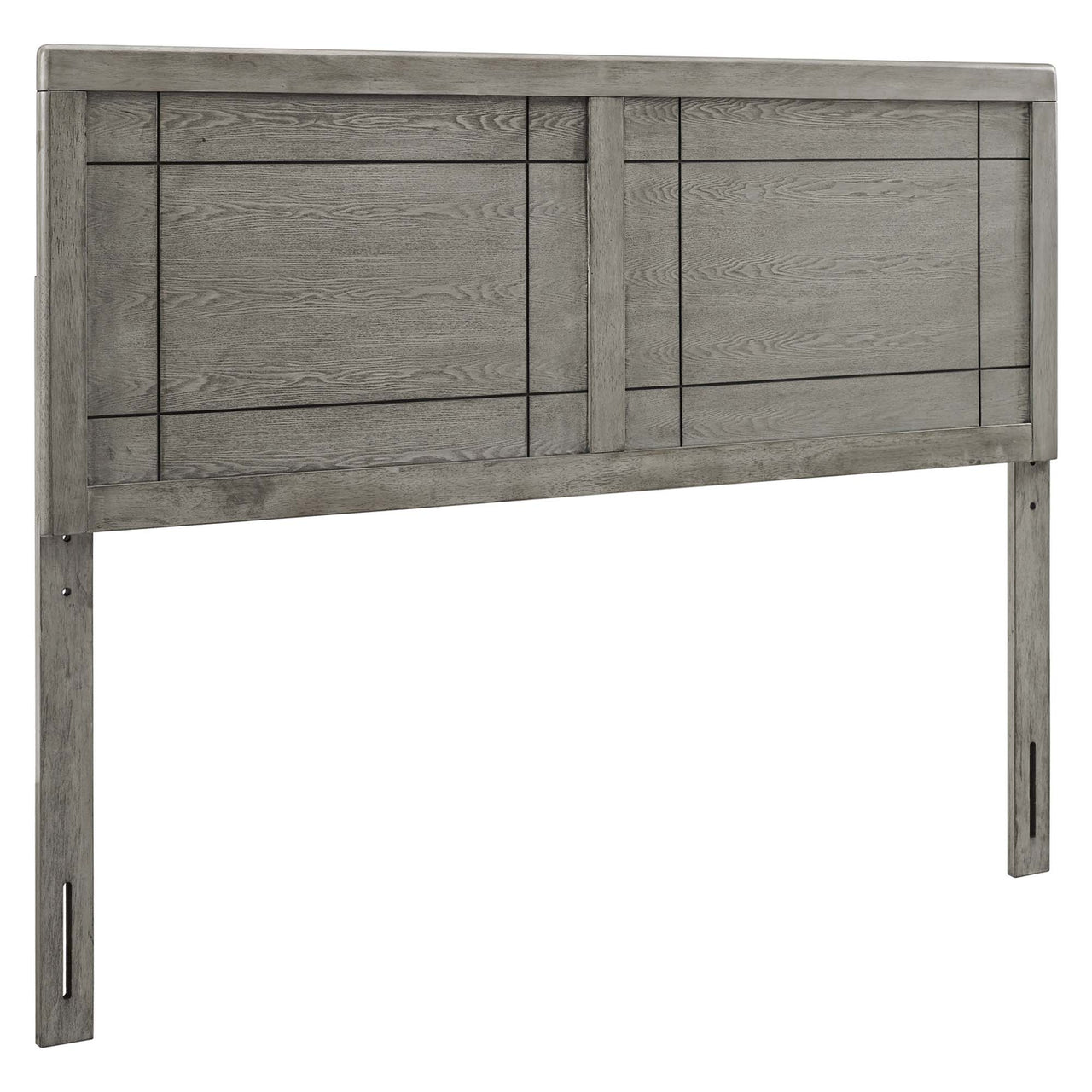 Arlo Paneled Twin Headboard, Gray