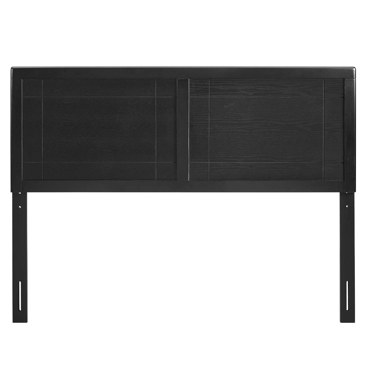 Arlo Paneled Full Headboard, Black