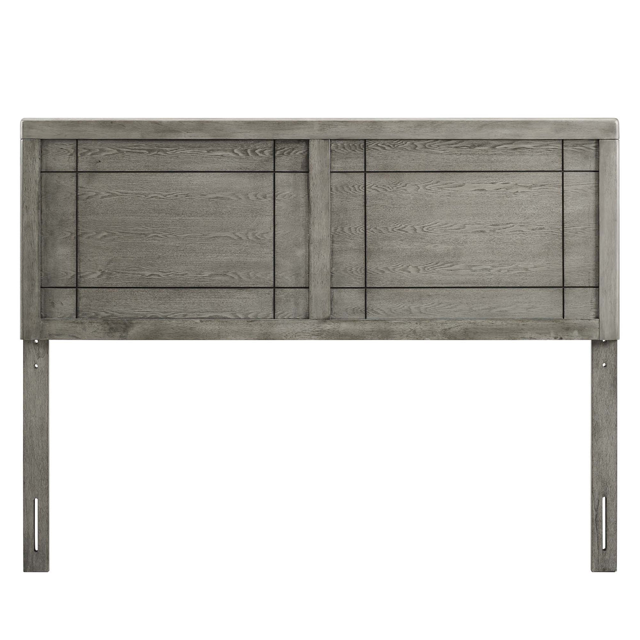 Arlo Paneled King Headboard, Gray