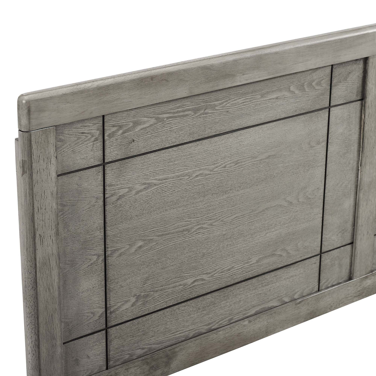 Arlo Paneled King Headboard, Gray