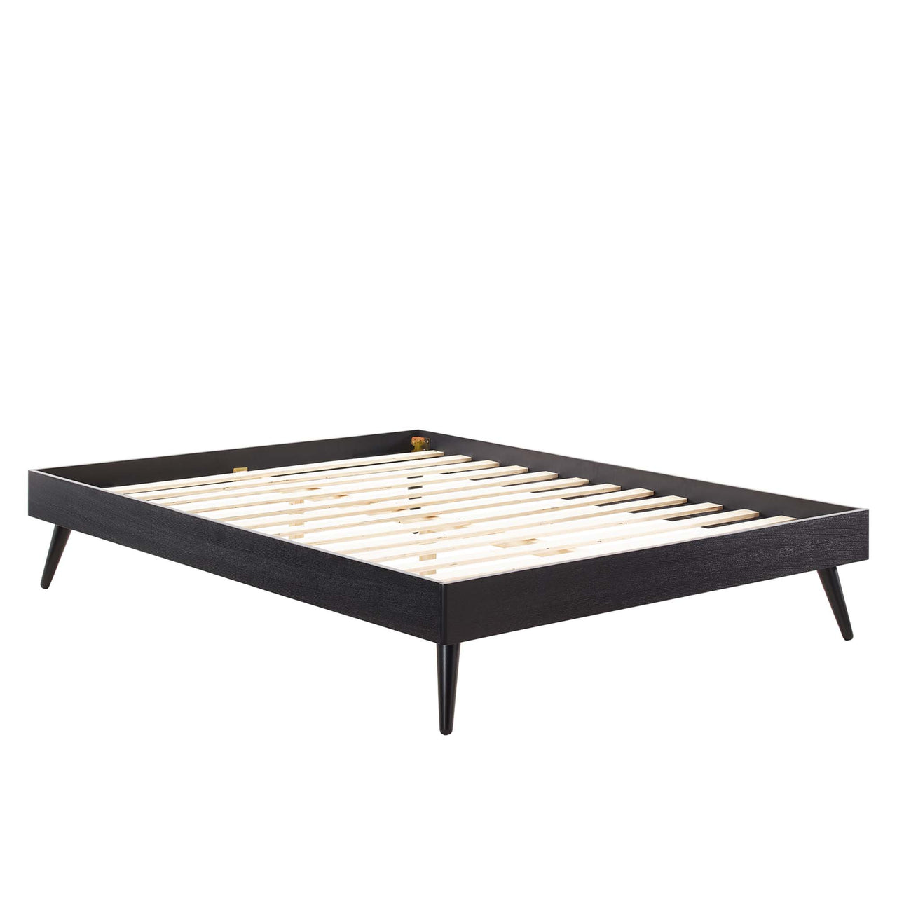 Watchtower King Platform Bed Frame, Black