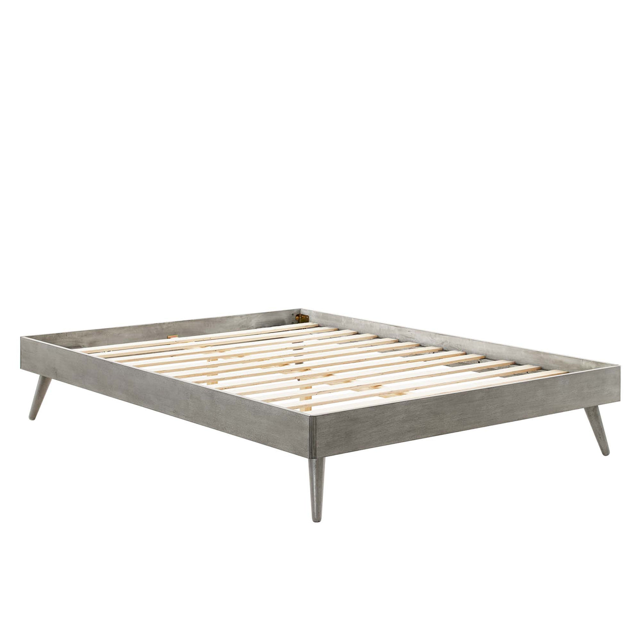 Watchtower King Platform Bed Frame, Gray