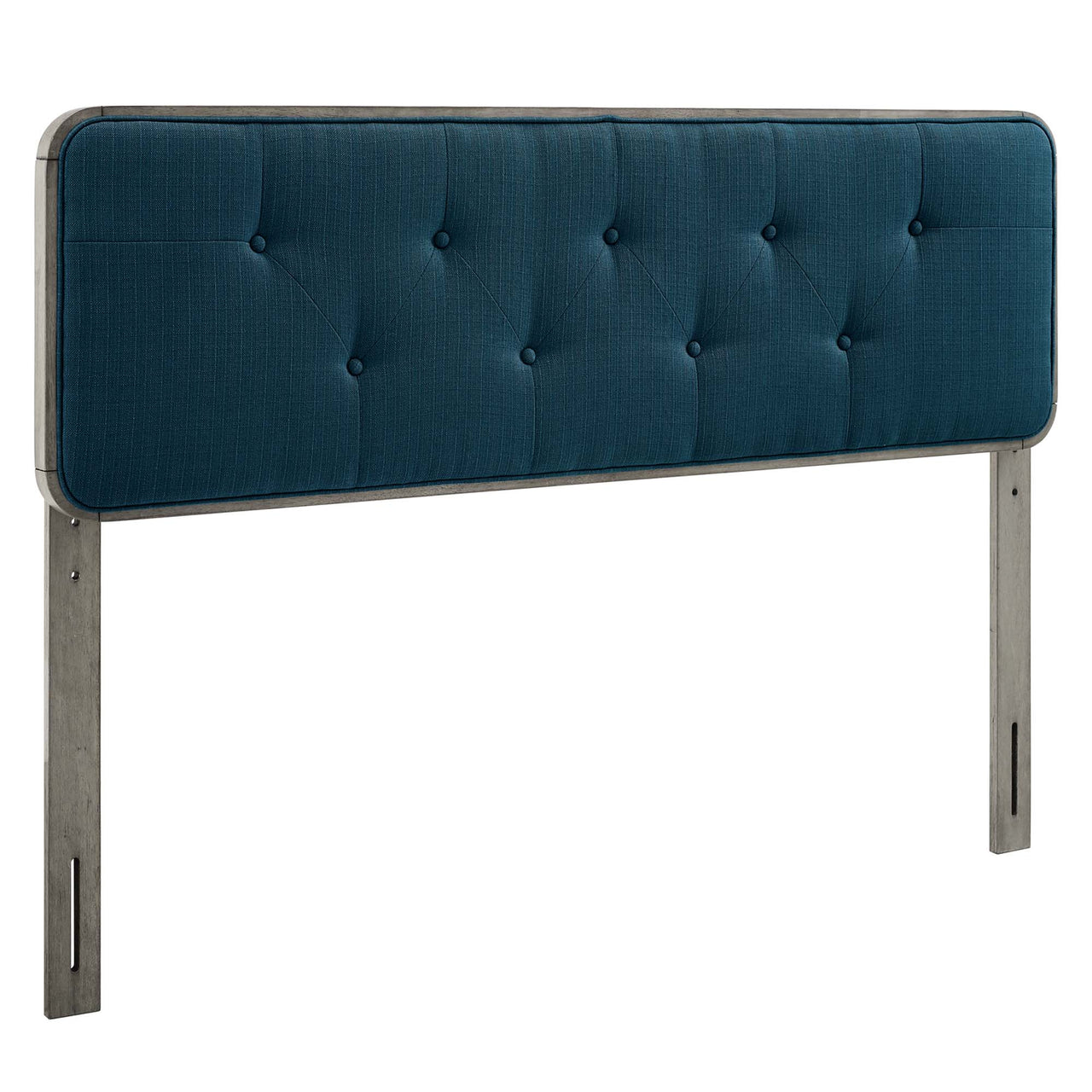 Starstruck Upholstered Twin Headboard, Gray & Azure