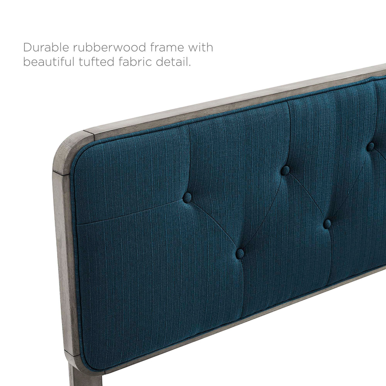 Starstruck Upholstered Twin Headboard, Gray & Azure