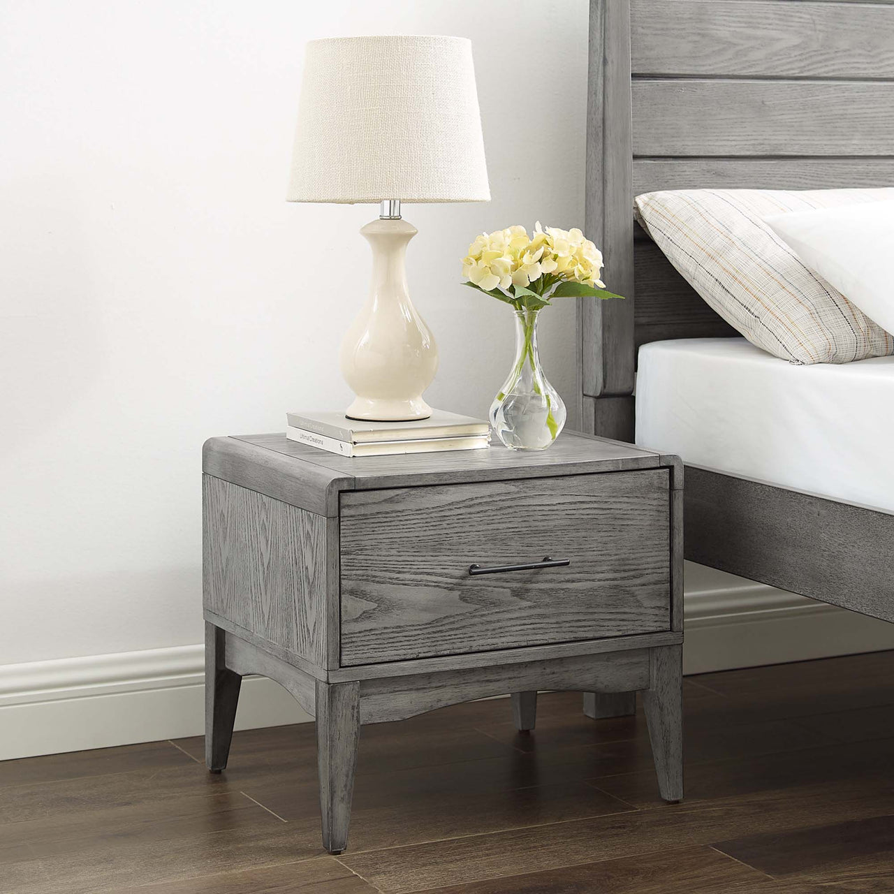 Gina Nightstand, Gray