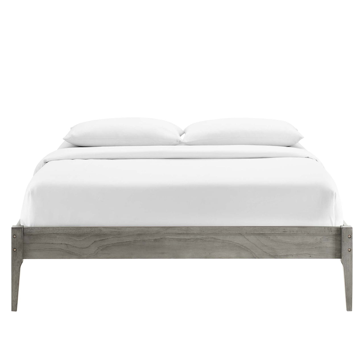 Summer Twin Platform Bed Frame, Gray