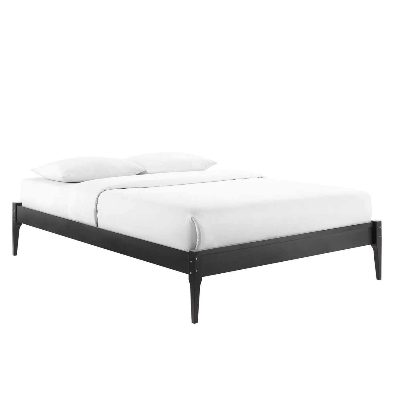 Summer Queen Platform Bed Frame, Black