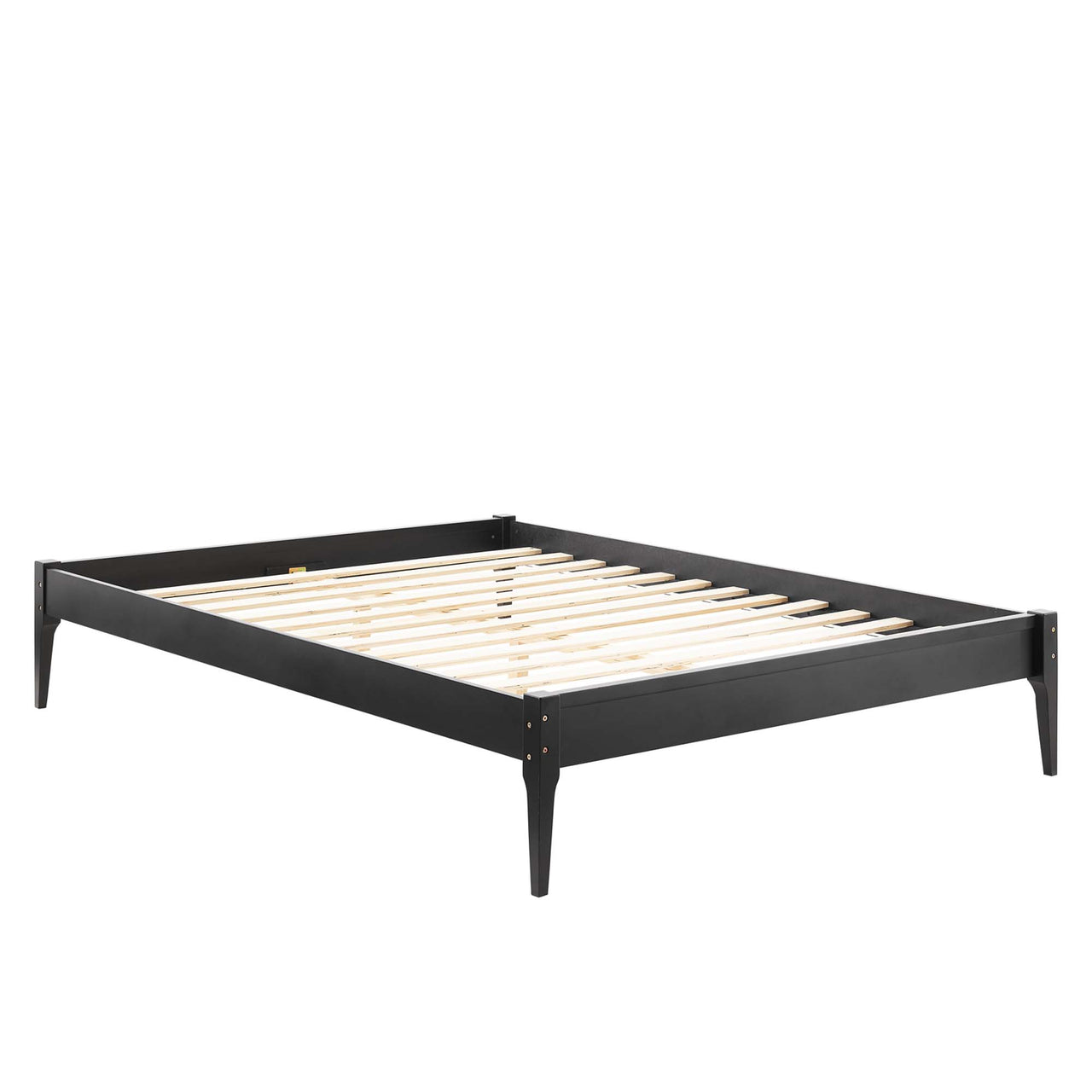 Summer Queen Platform Bed Frame, Black