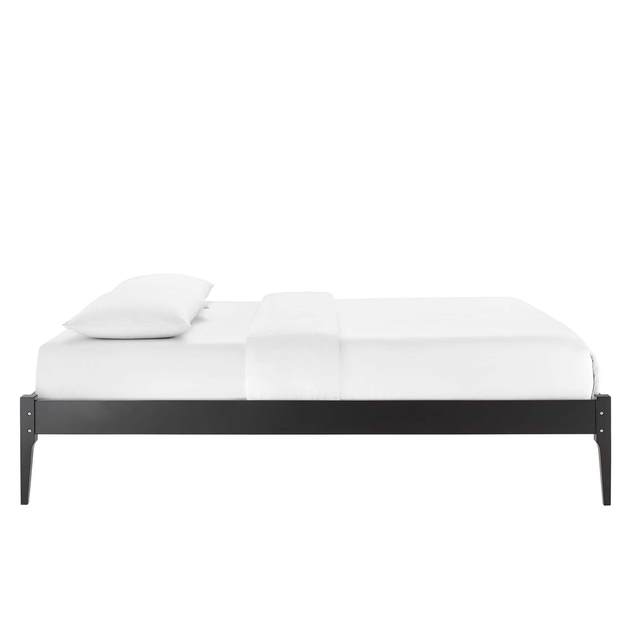 Summer Queen Platform Bed Frame, Black