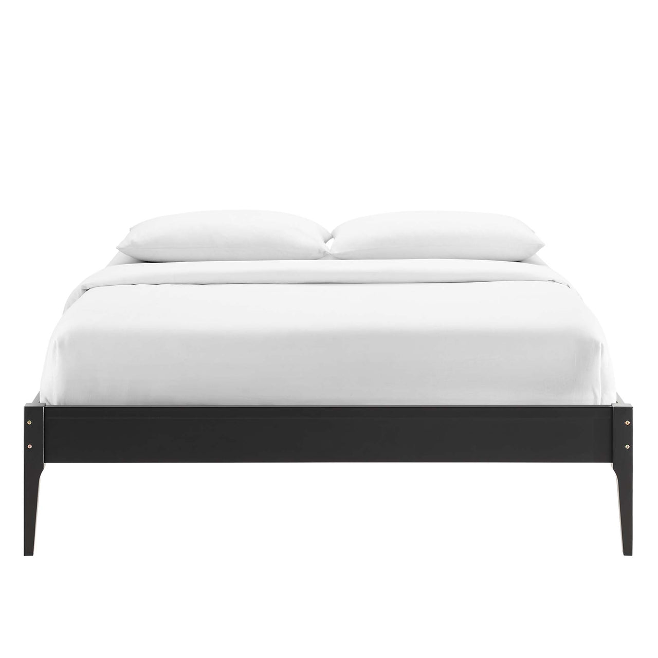 Summer Queen Platform Bed Frame, Black