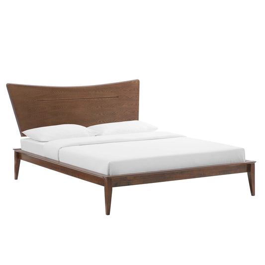 Starsail Full Platform Bed, Walnut