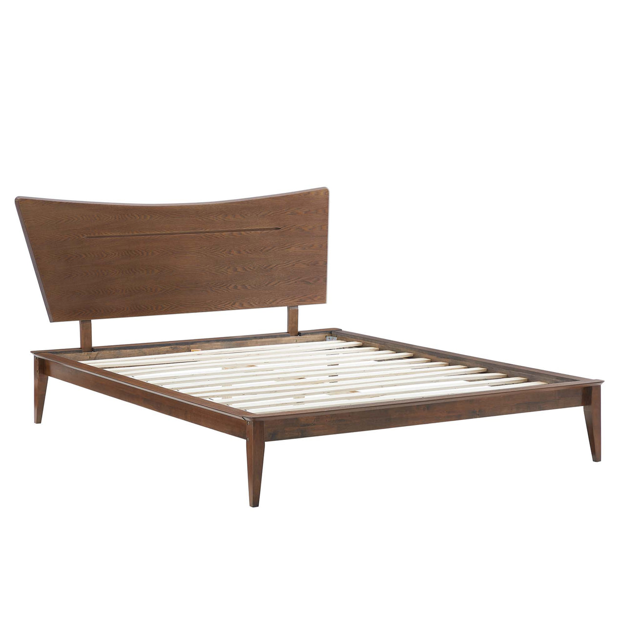 Starsail King Platform Bed, Walnut